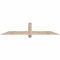 Ekena Millwork Eugene Smooth Timber Gable Bracket, Douglas Fir, 60"W x 12"H x 3 1/2"D x 3 1/2"F, 5/12 Pitch GBW060X12X0404EUG00SDF - alternate 1